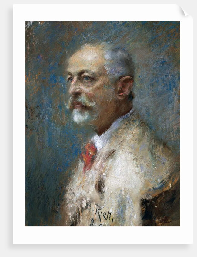 Portrait of the Italian sculptor Giuseppe Sartorio, by Arturo Rietti by Arturo Rietti