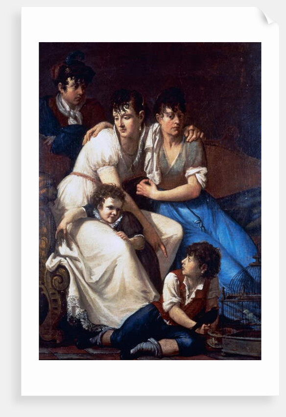Portrait of the painter's family, 1807 by Francesco Hayez