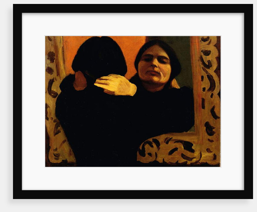 Isa in the mirror, 1912-1913, by Oscar Ghiglia by Oscar Ghiglia