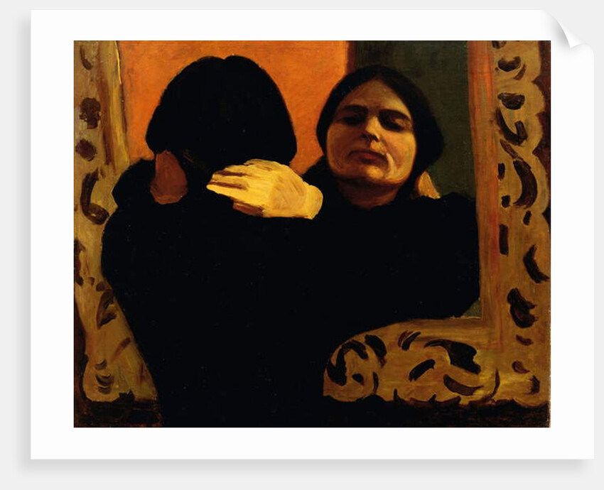 Isa in the mirror, 1912-1913, by Oscar Ghiglia by Oscar Ghiglia