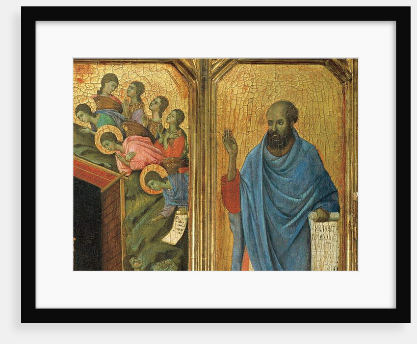 Detail of Predella panel, Altar-Piece of Maesta di Siena.. by Duccio di Buoninsegna