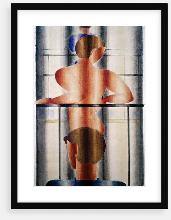 Railing scene, 1932 by Oskar Schlemmer