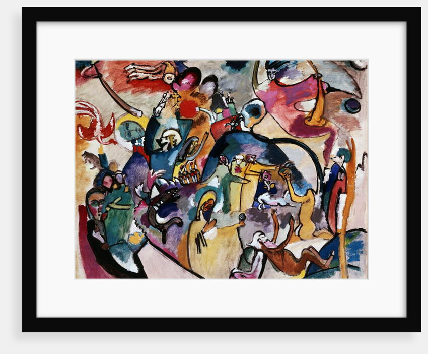 Couples in Castle Park II, 1911 by Wassily Kandinsky