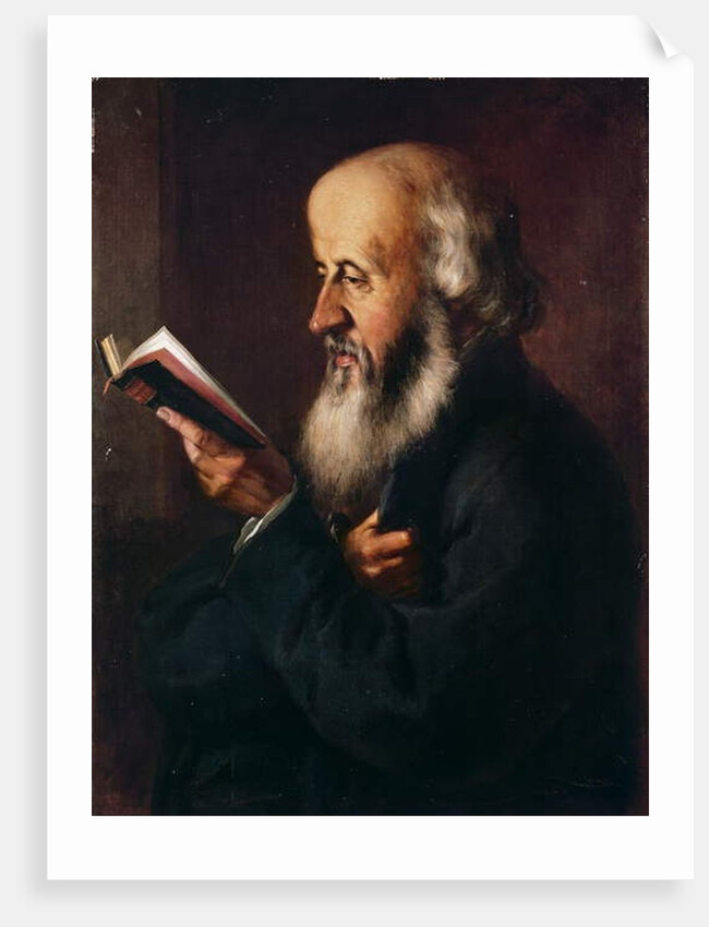 Portrait of William Barnes, English writer, poet and philologist, c.1870 by George Stuckey