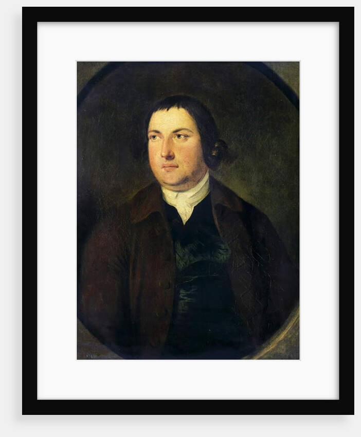 Portrait of Charles Churchill: English poet and satirist, 1763-1764 by J.S.C. Schaak