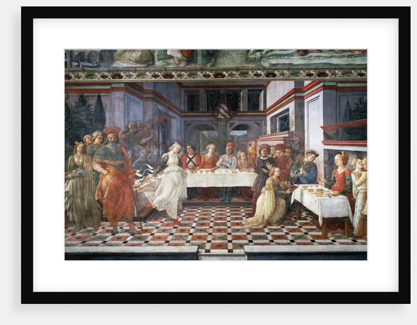 Herod's Banquet or Dance of Salome by Filippino Lippi