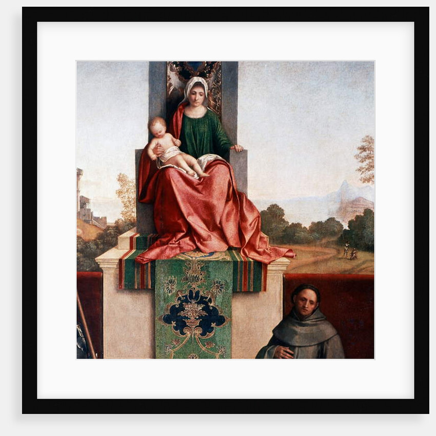 Madonna and Child between Saint Nicasius and Saint Francis, also known as Castelfranco Madonna, c.1502 by Giorgione