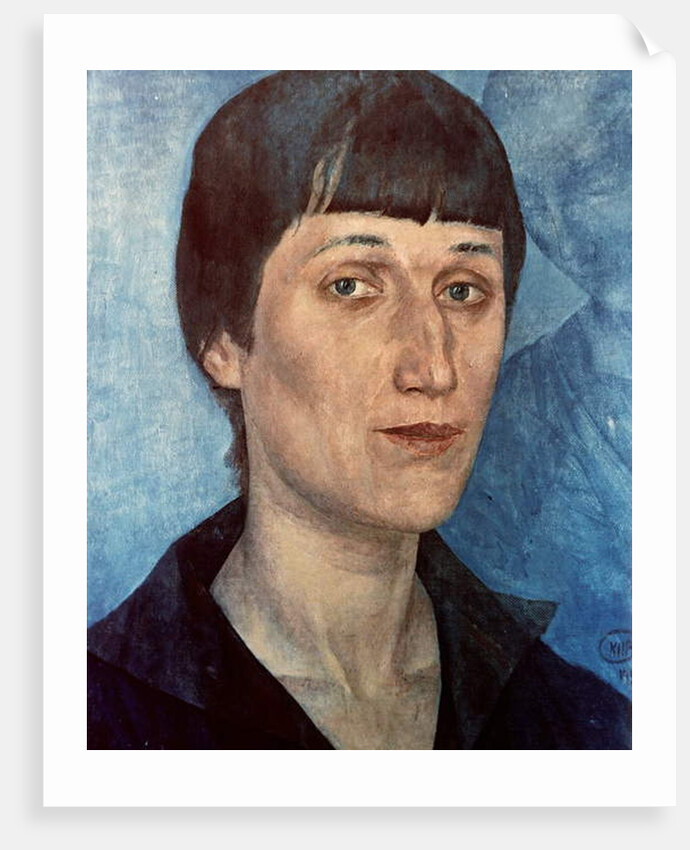 Portrait of Anna Akhmatova, Russian poet, 1922 by Kuzma Sergeevich Petrov-Vodkin