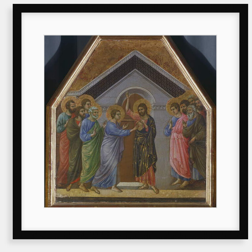 Altarpeice: The Incredulity of St Thomas by Duccio di Buoninsegna