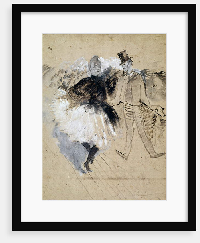 Au Moulin de la Galette, La Goulue et Valentin le Desosse', 1887 by Henri de Toulouse-Lautrec