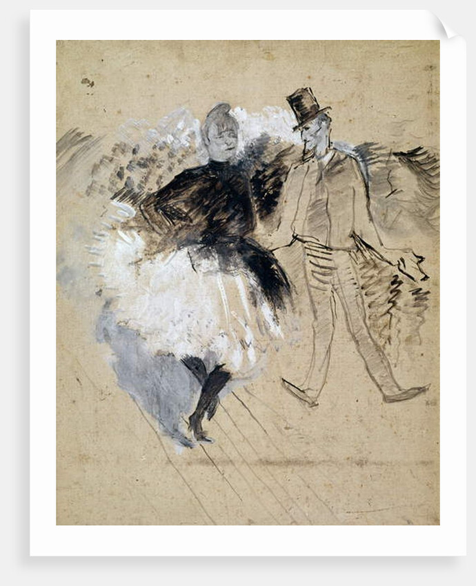 Au Moulin de la Galette, La Goulue et Valentin le Desosse', 1887 by Henri de Toulouse-Lautrec