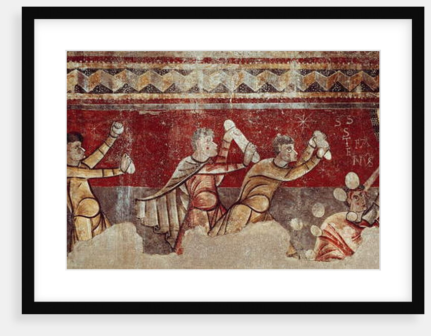 The Stoning of Saint Stephen, c.1100 by Catalan School