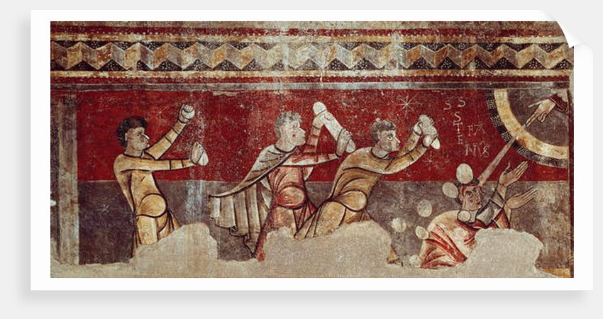 The Stoning of Saint Stephen, c.1100 by Catalan School