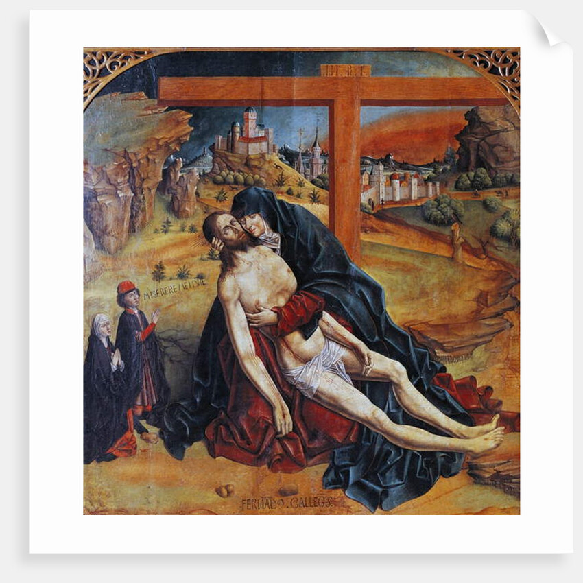 The Pieta, 1465-1470 by Fernando Gallego