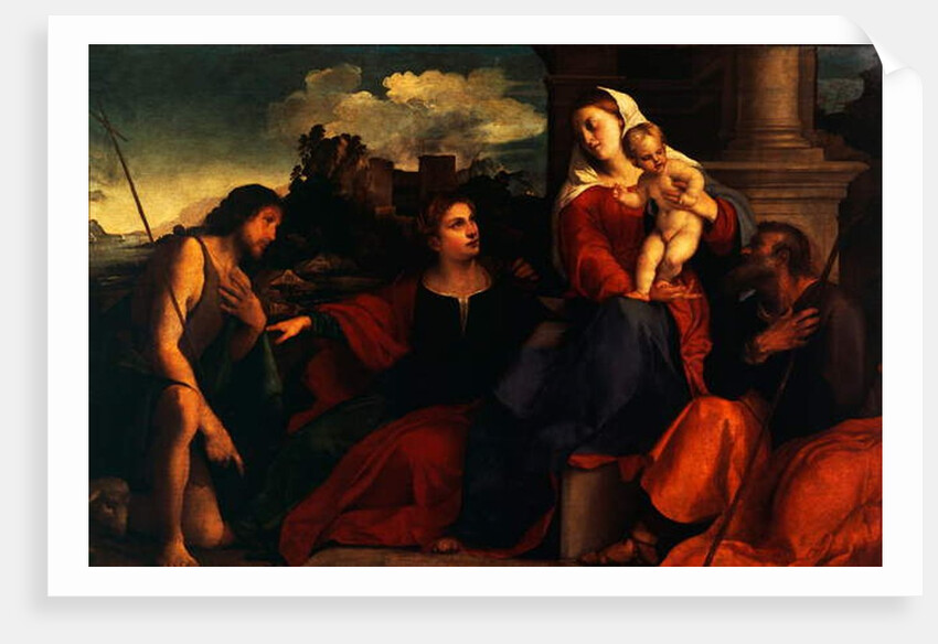 Sacred Conversation, c.1525 by Jacopo Palma