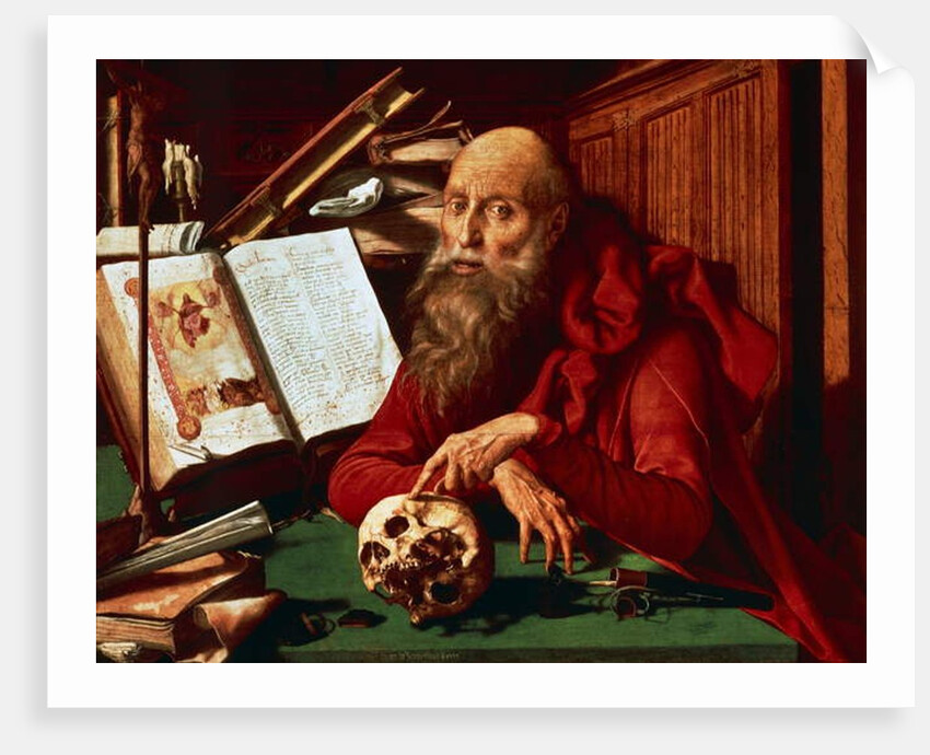 Saint Jerome in his study, 1541 by Marinus van Reymerswaele