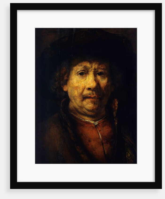 Self portrait, 1655 by Rembrandt Harmensz. van Rijn