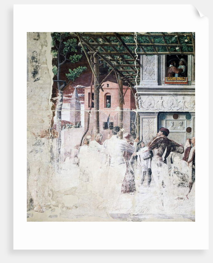 The condemnation of Saint Christopher by Andrea Mantegna