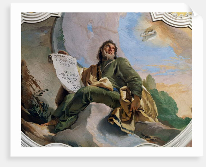 The prophet Ezekiel, detail, 1726-1729 by Giovanni Battista Tiepolo