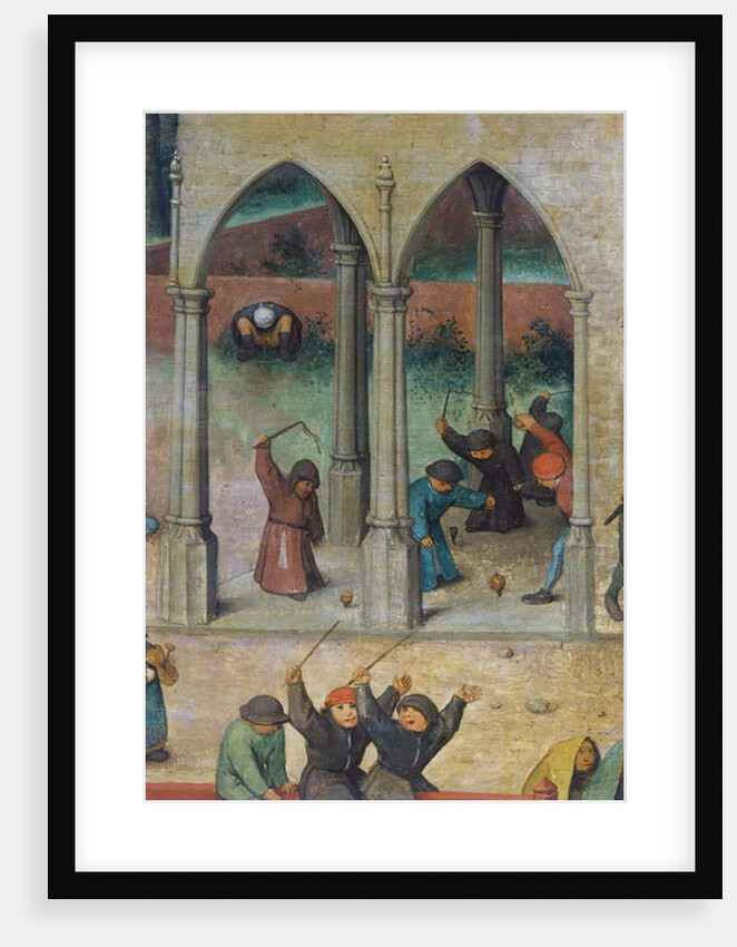 Children's Games, 1560, detail by Pieter the Elder Bruegel