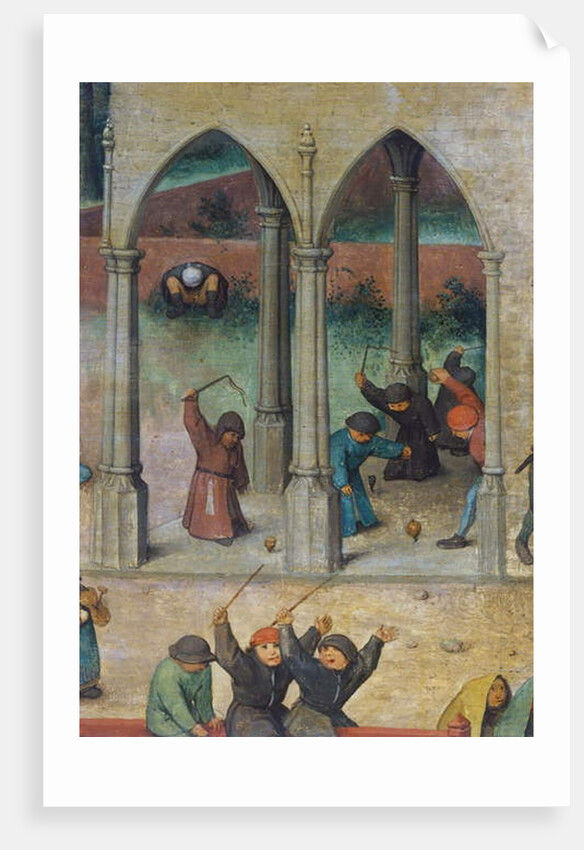 Children's Games, 1560, detail by Pieter the Elder Bruegel