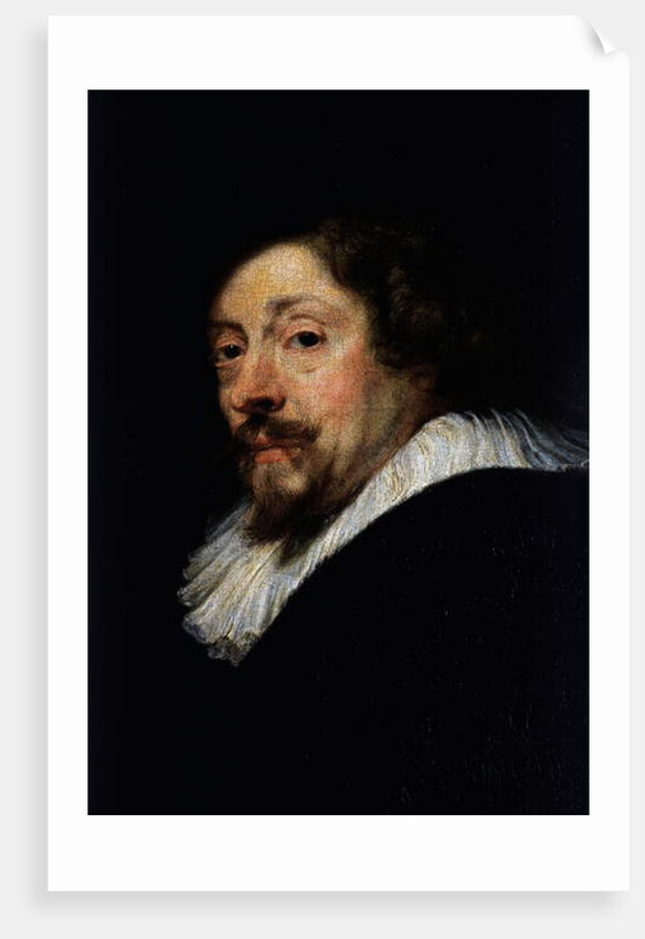 Self portrait, detail, c.1638 by Peter Paul Rubens