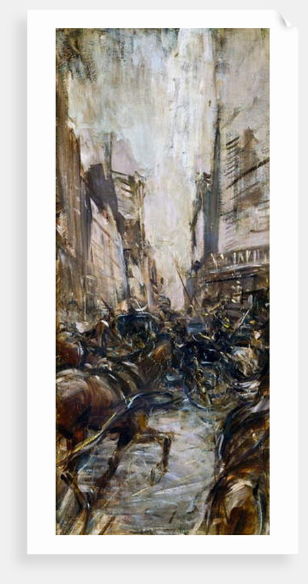 Street in Paris, 1883 by Giovanni Boldini
