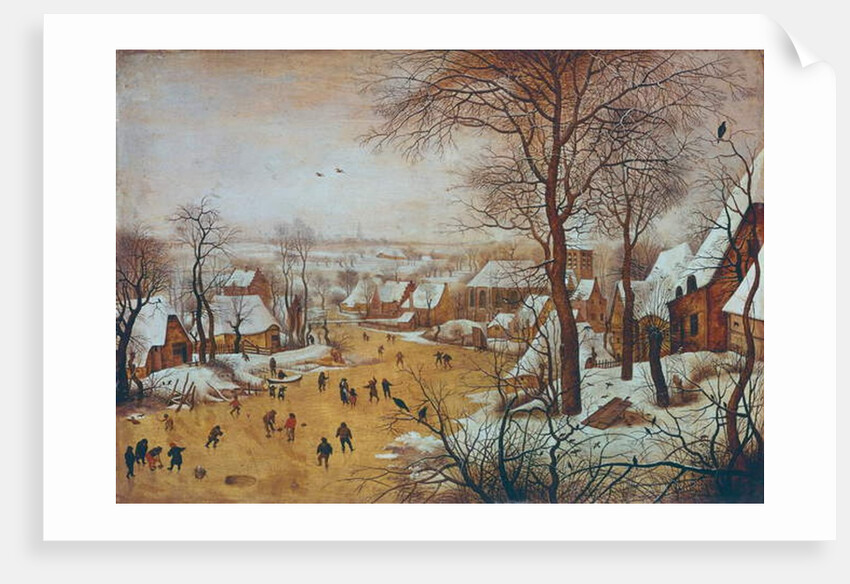 Winter landscape, 1601 by Pieter the Younger Brueghel