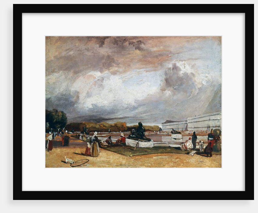 The Water parterres at Versailles, 1826 by Richard Parkes Bonington