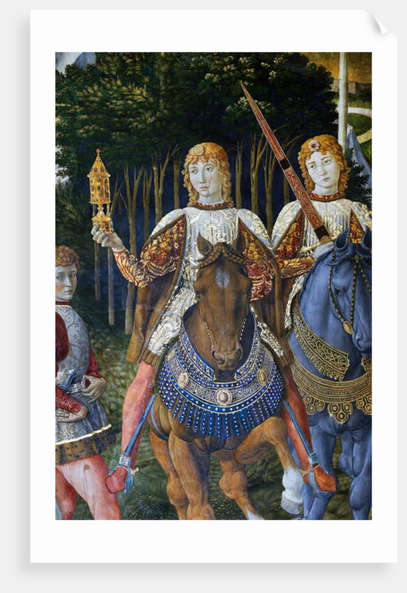 The Procession of the Magi, detail, 1459 by Benozzo di Lese di Sandro Gozzoli