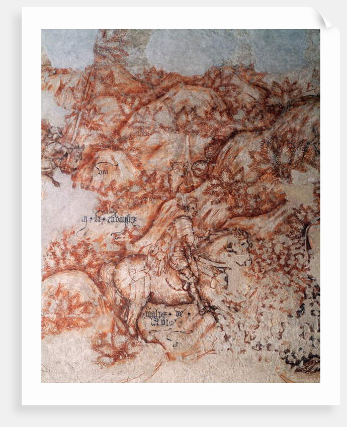 Sinopia, detail by Antonio Pisanello