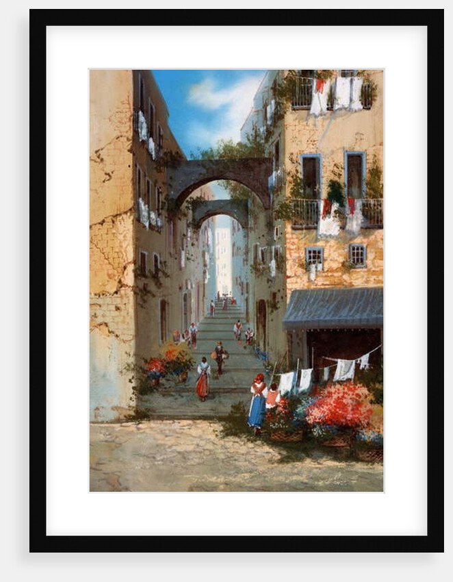 View of Naples by Neapolitan School