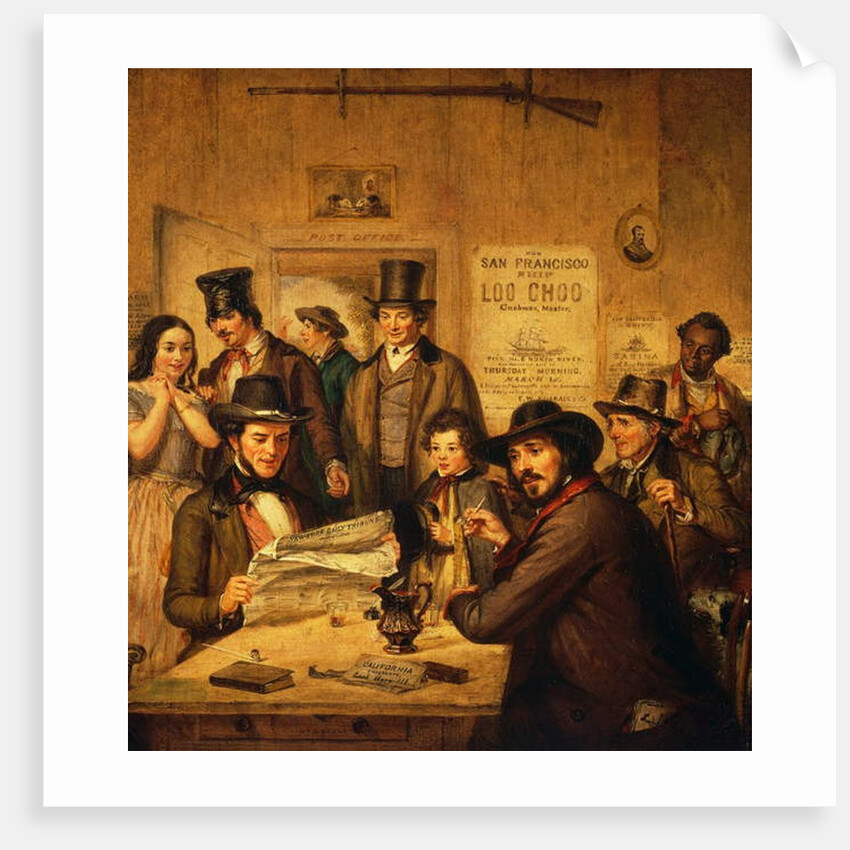 California News, 1860 by William Sidney Mount