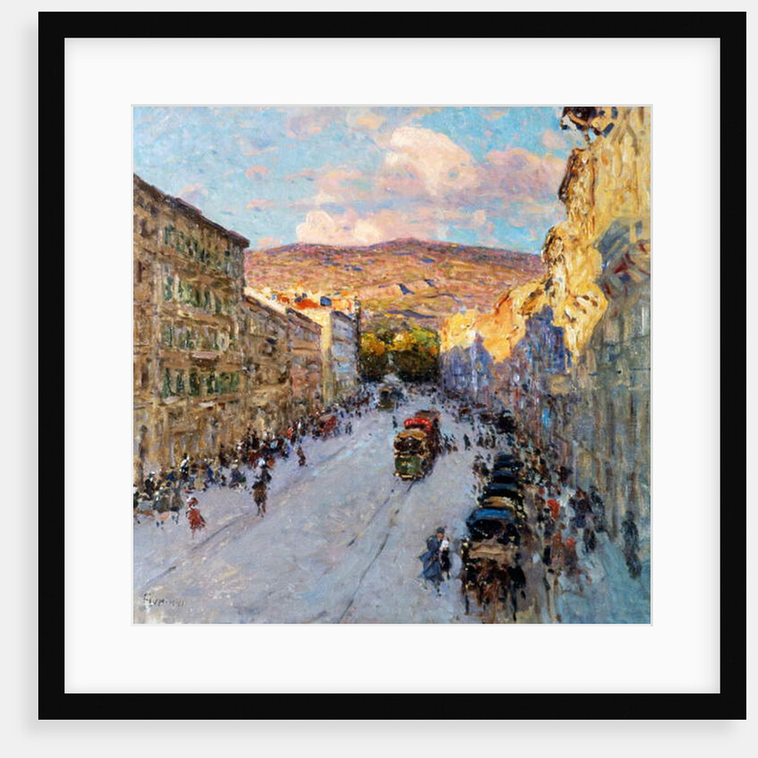 Corsia Stadion in Trieste by Ugo Flumiani