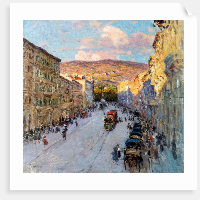 Corsia Stadion in Trieste by Ugo Flumiani