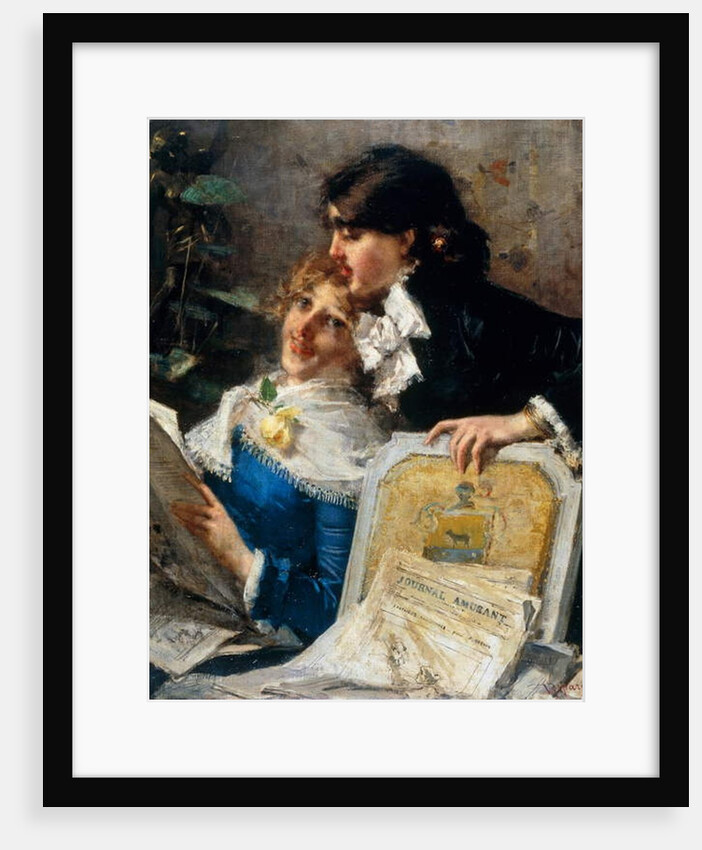 Lovers, 1882 by Virgilio Ripari