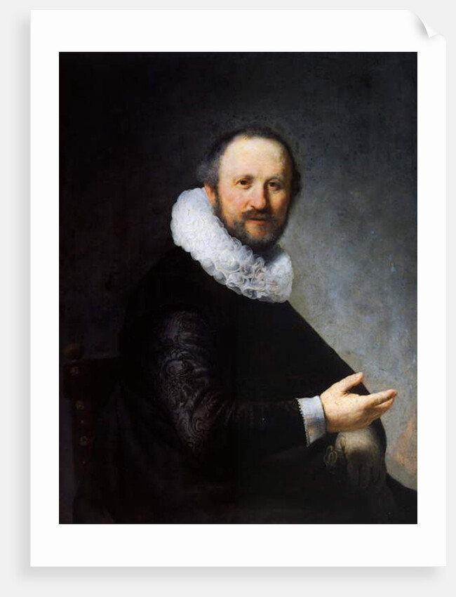 Portrait of a sitting man, 1631 by Rembrandt Harmensz. van Rijn