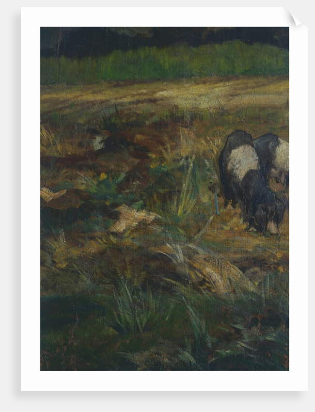 Tuscan Maremma, detail by Giovanni Fattori