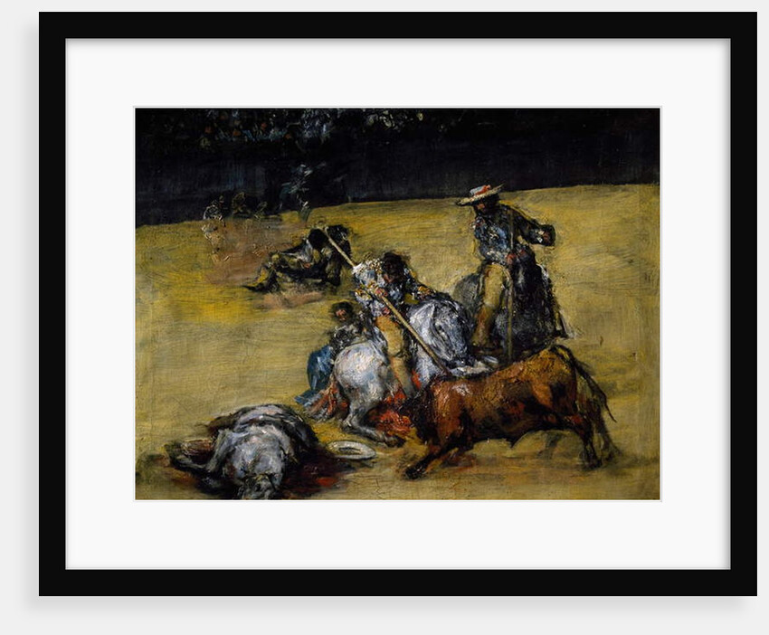 Bullfight, c.1825 by Francisco Jose de Goya y Lucientes