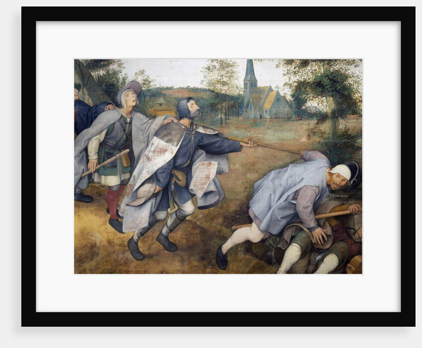 The Blind leading the Blind, 1568 by Pieter the Elder Bruegel