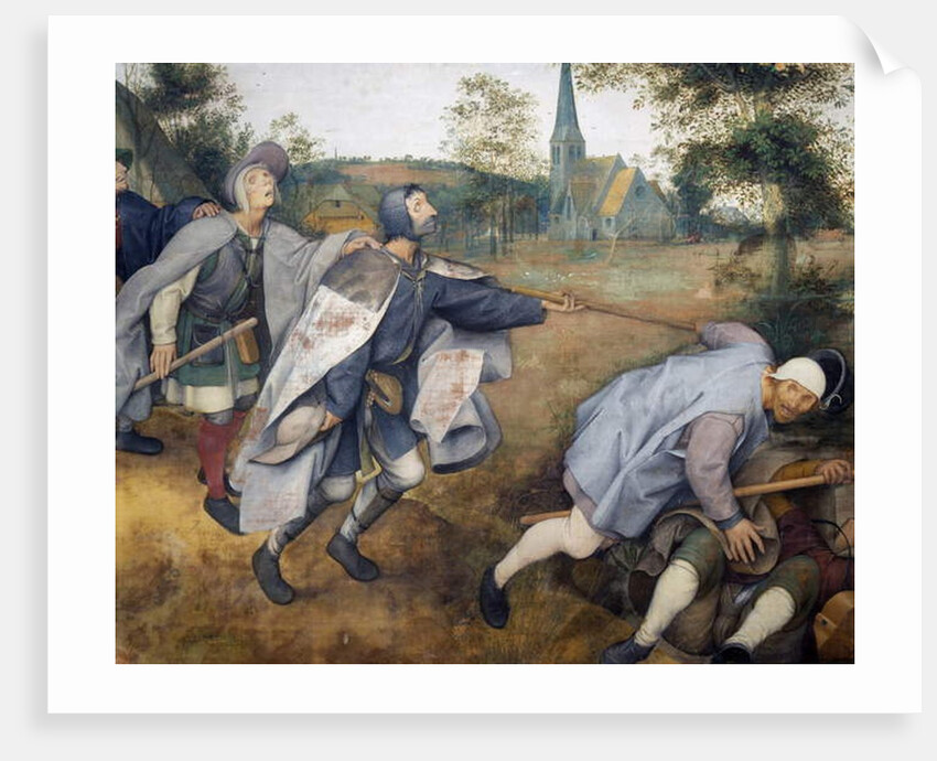 The Blind leading the Blind, 1568 by Pieter the Elder Bruegel