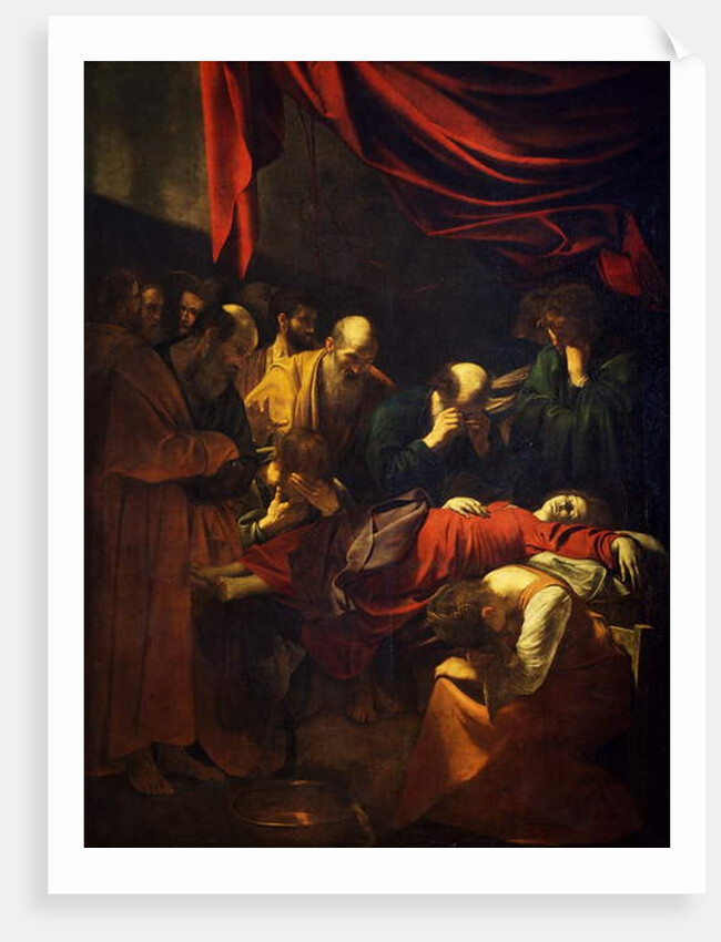 The Death of the Virgin, 1601-06 by Michelangelo Merisi da Caravaggio
