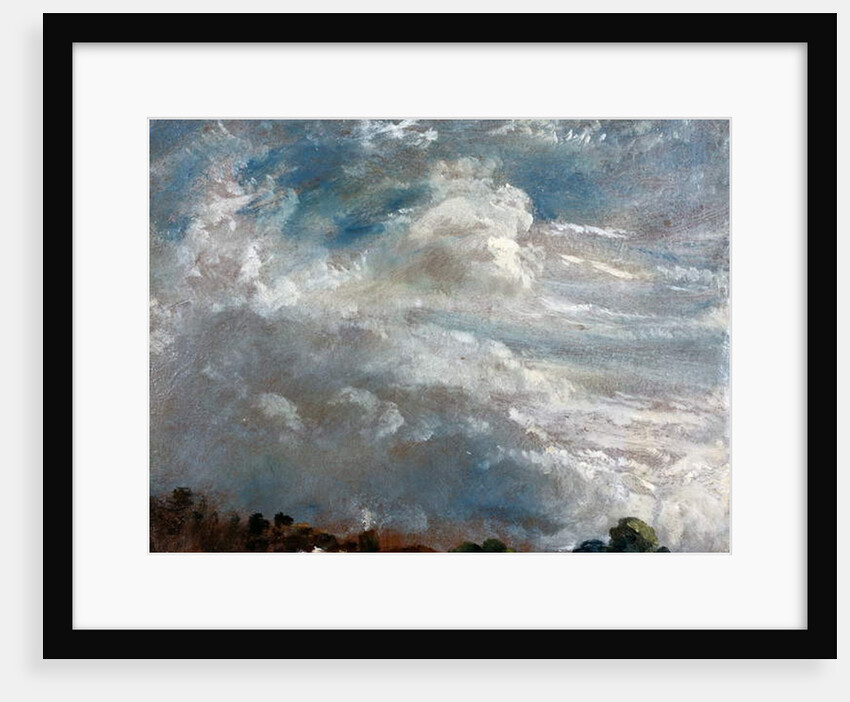 Cloud Study: Horizon of Trees, 1821 by John Constable