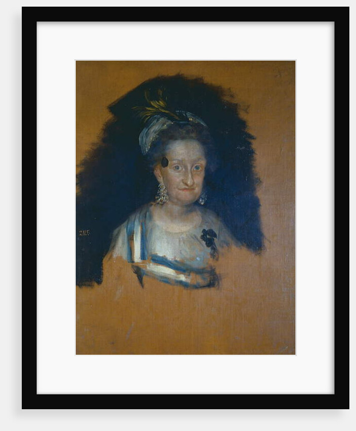 Infanta Maria Josefa, preliminary sketch for the group portrait of The Family of Charles IV, 1800 by Francisco Jose de Goya y Lucientes