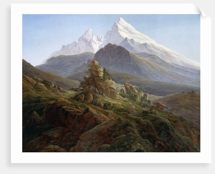 The Watzmann, 19th century by Caspar David Friedrich