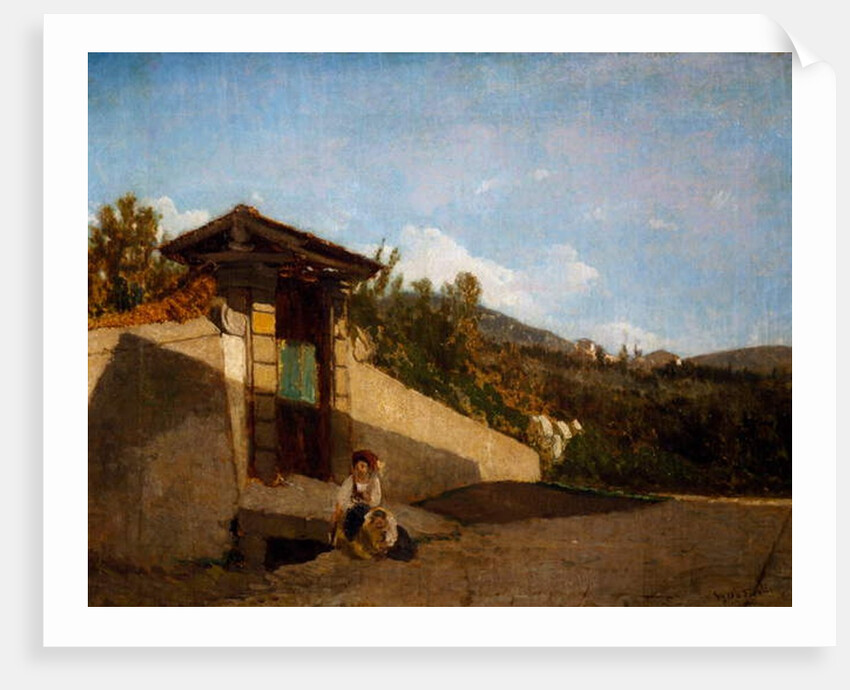 Portico of Villa Toscana, c.1861 by Serafino de Tivoli