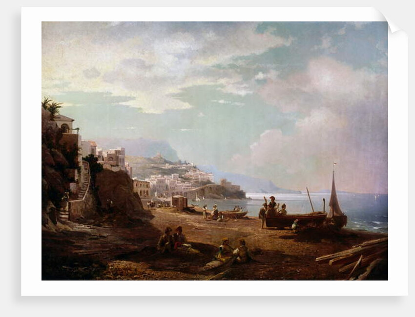 Amalfi, 1870 by Franz Richard Unterberger