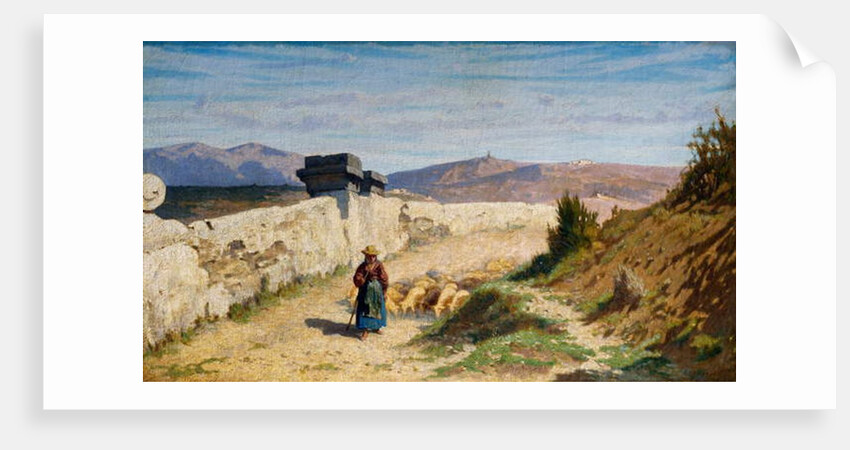 The Pecoraia by Odoardo Borrani