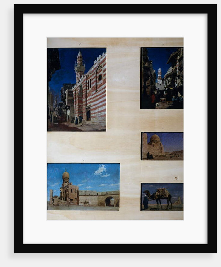Impressions of Cairo, series of tableaux by Cesare Biseo