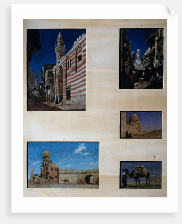 Impressions of Cairo, series of tableaux by Cesare Biseo